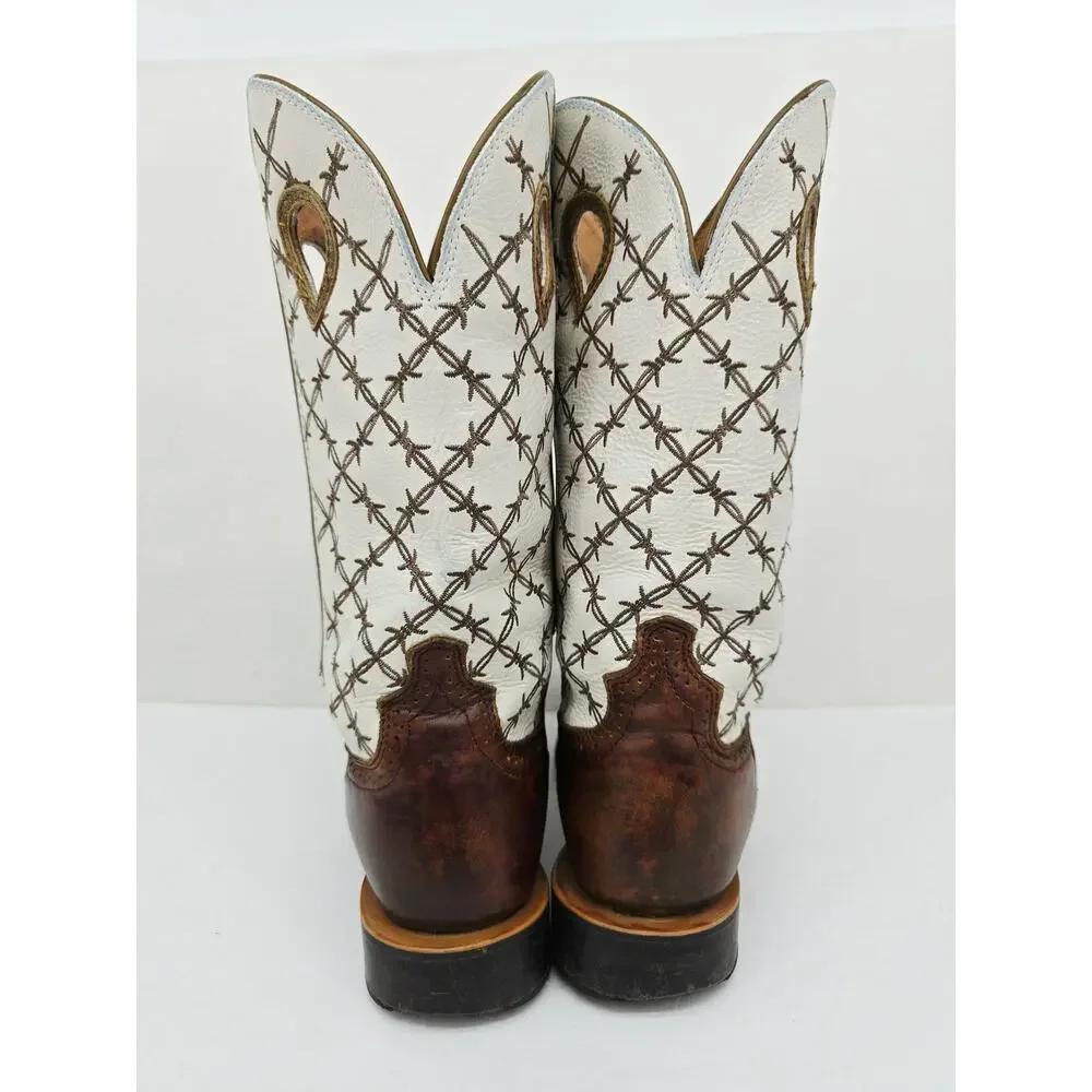Twisted X Men's Ruff Stock Western Leather Cowboy Boots 11